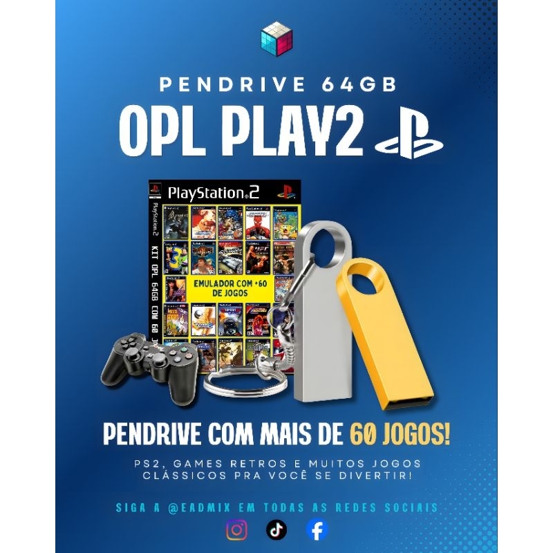 Opl Playstation 2 Fat: Onde Comprar | BuscaProdutos