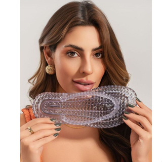 Chinelo dedo Marrocos Feminino jelly lançamento VERÃO trança transparente Confortável tendencia praia em Oferta na Shopee