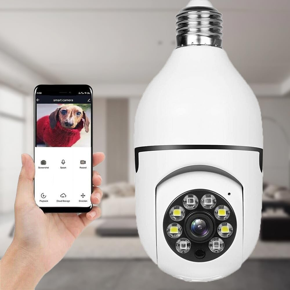 KIt 2 Mini IP Câmera Wifi sem fio visão noturna microfone auto falante acesso remoto aplicativo