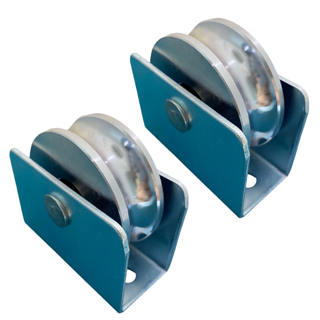 Kit 2 Roldana Aliaço Portao de Correr 2 Polegadas (5 cm) Tipo U  Ferro 1/2 (12,7mm) em Oferta na Shopee