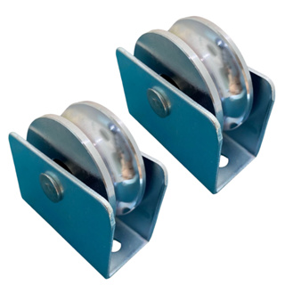 Kit 2 Roldana Aliaço Portao de Correr 2 Polegadas (5 cm) Tipo U  Ferro 1/2 (12,7mm) em Oferta na Shopee