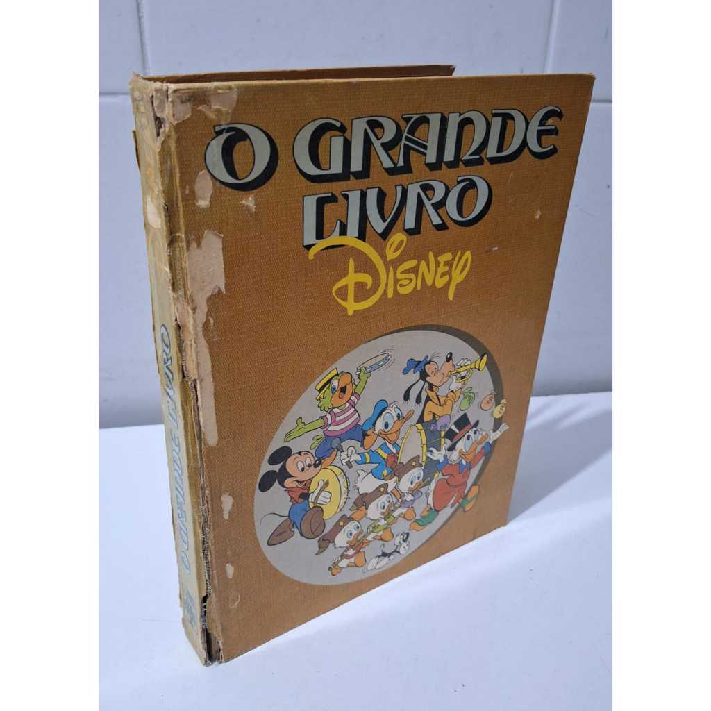 O Grande Livro Disney Editora Abril 1977 Mickey Prof. Pardal Maga Patológica Aristogatas Peter Pan
