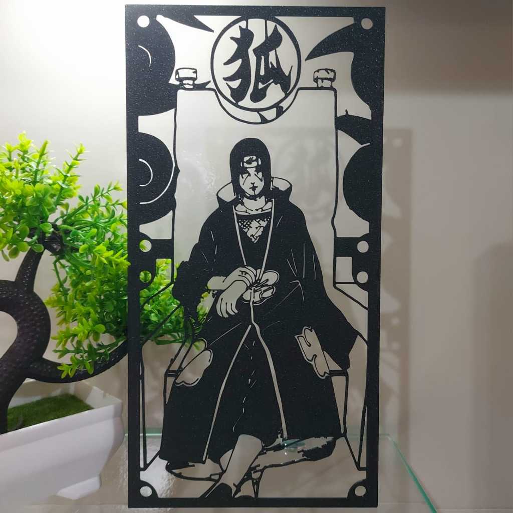 GRADE GRELHA PARA COOLER FAN GRILL 240MM X 120MM ITACHI UCHIHA ANIME NARUTO PC SETUP GAMER em Oferta na Shopee