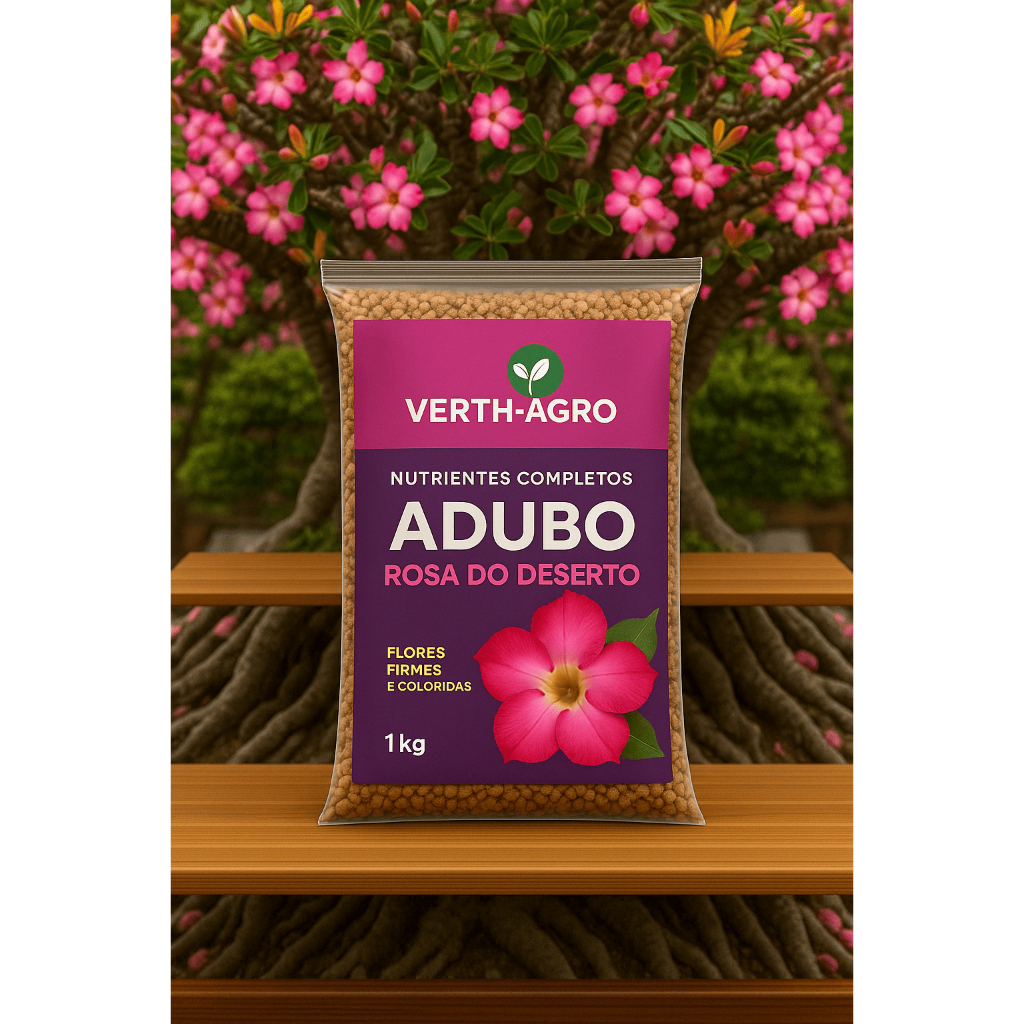 Adubo e fertilizante Para Rosa do Deserto Premium Verthagro | 5kg 10kg 15 kg 20 kg 25kg