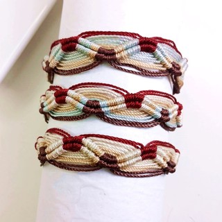 Pulseira Peruana Colorida - Pulseira Artesanal Feminino e Masculina - Pulseira Linha Trançada Peruana