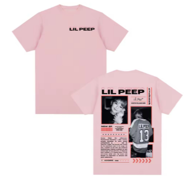 Camiseta Unissex Lil Peep – Arte Tattoo Style Estampa Detalhada