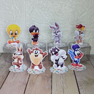 Aplique em Pé 3D LOONEY TUNES BABY Personalizado Lembrancinha Festa Infantil Kit 10 a 50 unidades em Oferta na Shopee