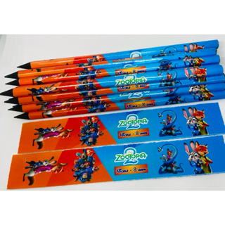 25 lembrancinha lápis personalizado para festa infantil Zootopia 2 em Oferta na Shopee