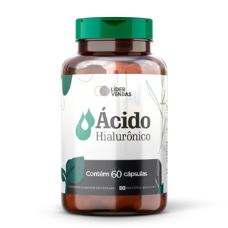 Ácido Hialurônico 500mg - 60 Cápsulas | Suplemento Alimentar de Molécula Essencial | Uso Diário em Oferta na Shopee