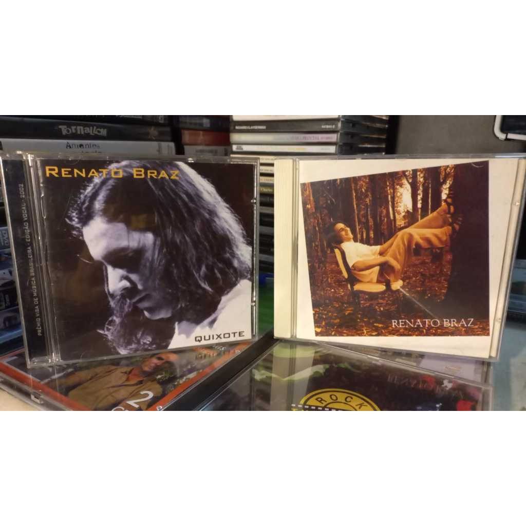 Cds Renato Braz - Quixote premio visa de musica brasileira vocal 2002 desenredo porto sorri