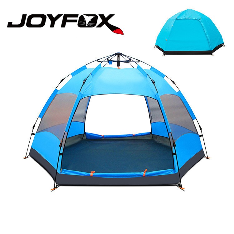 JOYFOX Barraca de Camping 5-8 Lugares Impermeavel Acampamento Grande Ventilacao 270*270*155cm em Oferta na Shopee