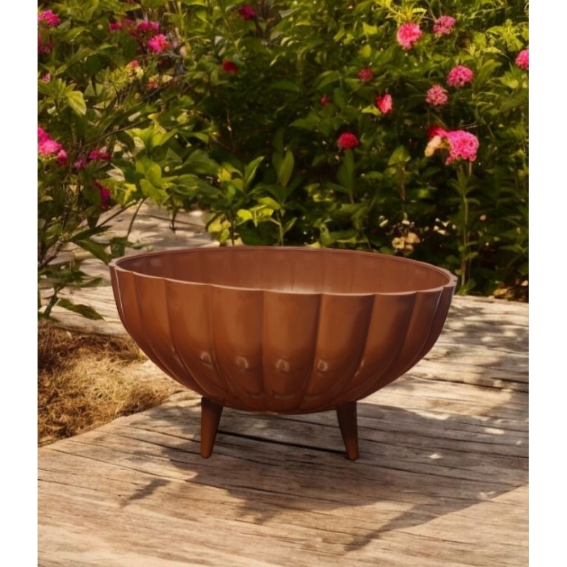 Vaso para Planta Bacia Moranga Alto Brilho10x25