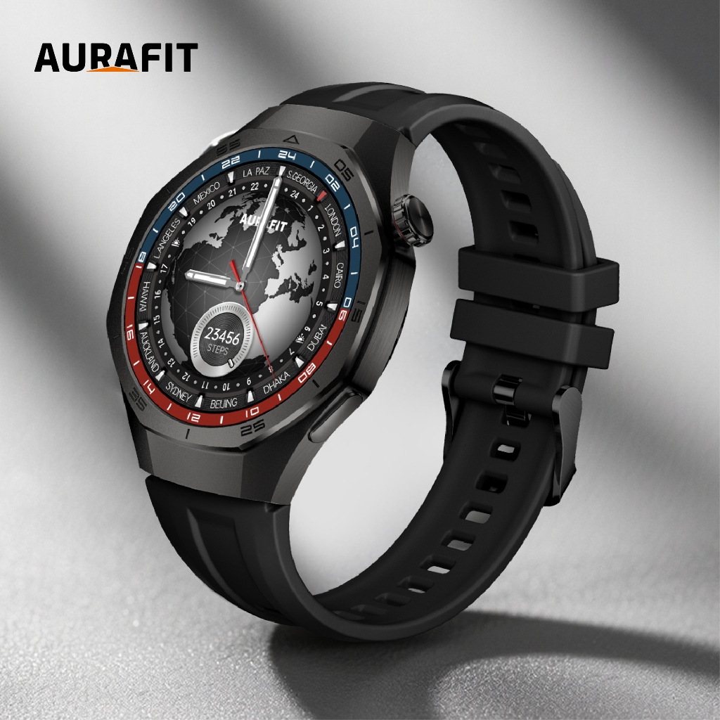 AURAFIT ENERGY 3 SmartWatch 1.43 Amoled,3ATM waterproof,150+ sports modes,health monitoring Android