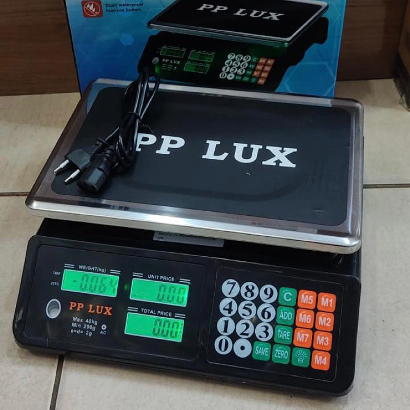 Balança digital 40kg bivolts 110/220v eletrônica recarregável balanca digital para comercial em Oferta na Shopee