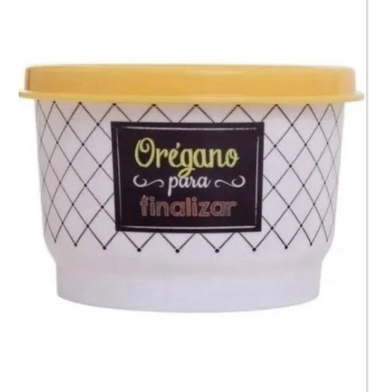 Potinho Tempero Condimento Bistrô 140ml Orégano Tupperware