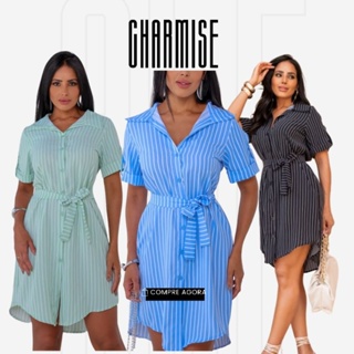 ⭐chemise estampado listrado - 5 opções de estampa listrado no tecido duna⭐ em Oferta na Shopee