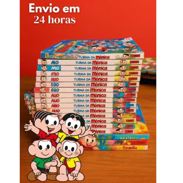 Mangá/Gibi/Almanaque Turma da Mônica história em quadrinhos/livro infantil