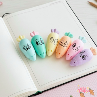 1/2/3 Pacotes Com 6 Marcadores Texto Premium Modelos Criativos Papelaria Kawaii Uso Material Escolar em Oferta na Shopee