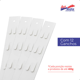 Kit 20 Fitas Cross Clip Strip Ponto De Venda PDV Resistente Com Varias Posiçoes de Fixaçao em Oferta na Shopee