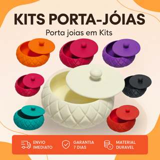 Porta Joias / Aneis (1/3/6/9 unid) | Organizador Plástico - Trend Cores em Oferta na Shopee
