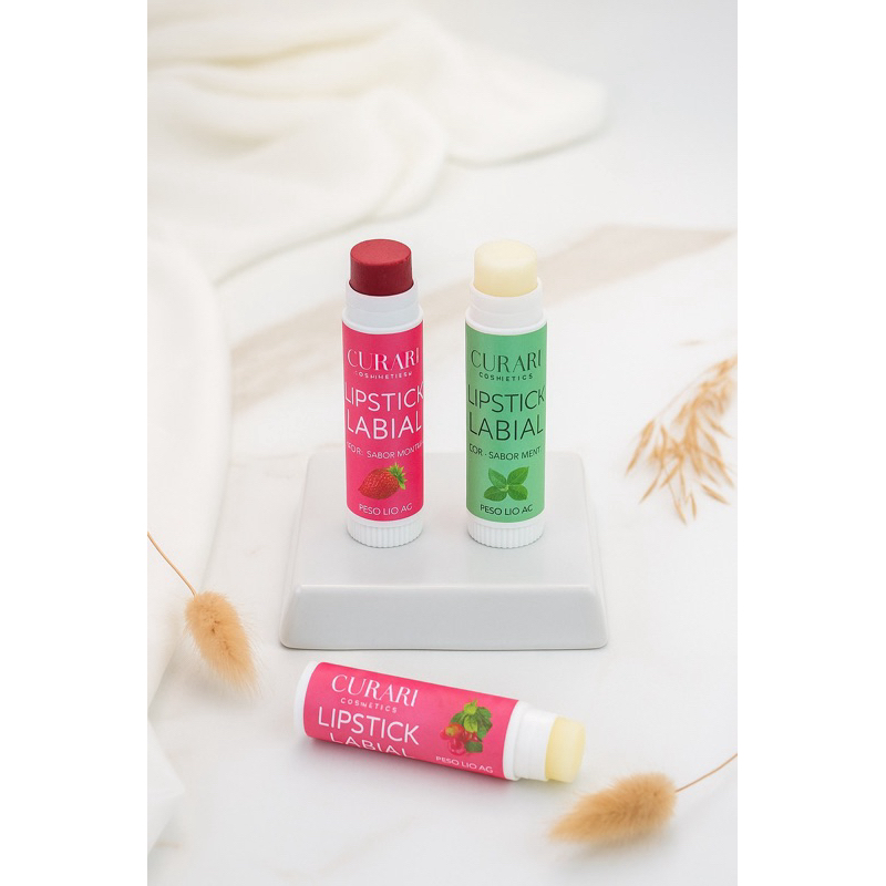 Balm labial natural hidratante 4g - Manteigas e óleos vegetais | Vegano e Artesanal