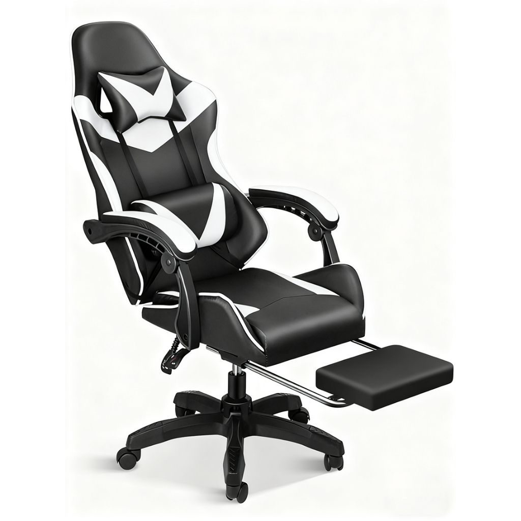 Cadeira Gamer Ergonômica - Escritório, Casa e Universitário com Reclinação e Altura Ajustável em Oferta na Shopee