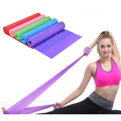 Faixa Elástica de Resistência 28Lbs-Látex Natural para Exercícios Funcionais,Fisioterapia,Musculação