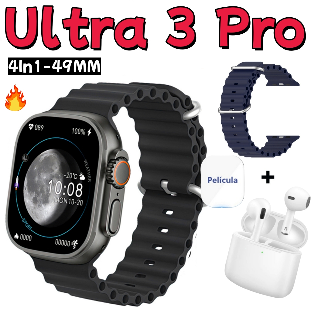 2025 Original Smartwatch X9 Ultra3 Series 9 Compass 49mm Sports Fitness Smart Watch For Android IOS