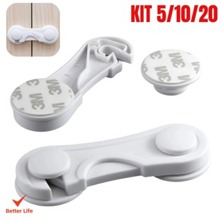 10 Travas Para Gaveta Porta Segurança Proteção Bebe Kit - Opção de cores-BT em Oferta na Shopee