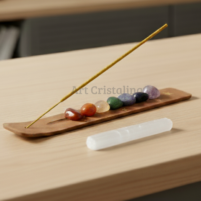 Kit 7 Pedras dos Crakras + Brinde Quartzo Rosa Cristais Naturais Pedras Pequenas.