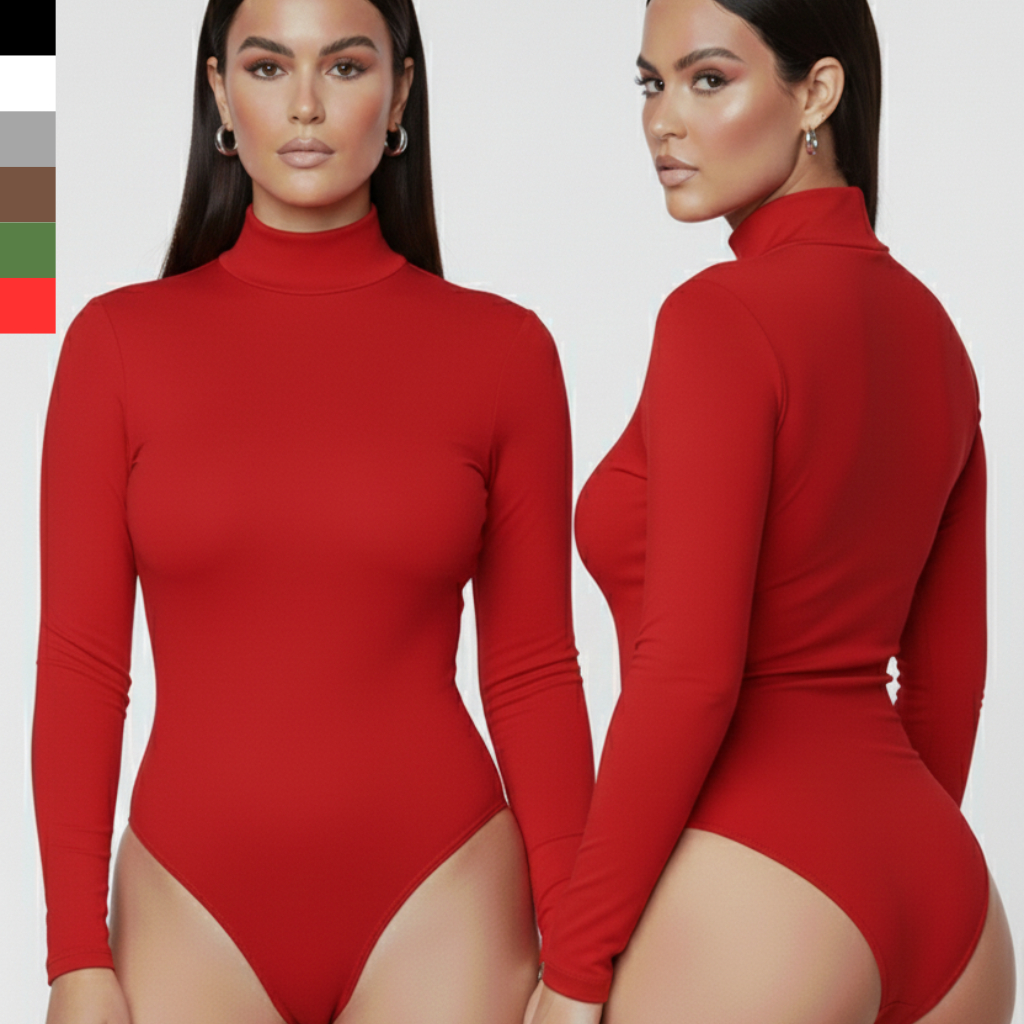 bory boddy basico manga longa gola alta com proteção UV para as 4 estações