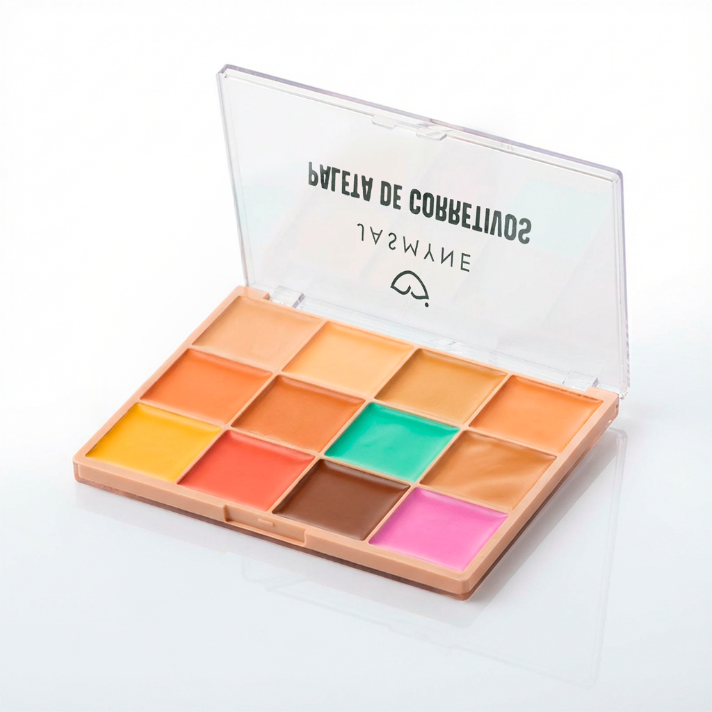 Paleta de Corretivo 12 Cores - Jasmyne em Oferta na Shopee