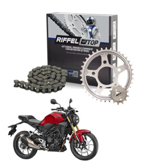 Kit Relação Tração Transmissão Cb 300R 2009 2010 2011 2012 2013 2014 2015 Original Riffel em Oferta na Shopee