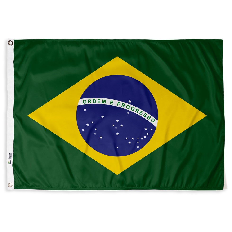 Bandeira do Brasil Oficial Dupla Face 45x64cm ABNT