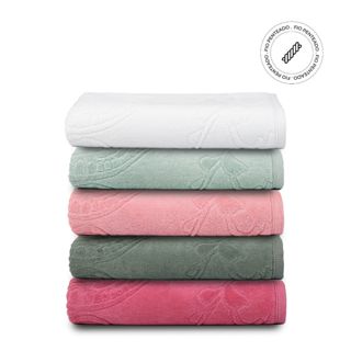 Toalha Banhão Gigante Fio Penteado Grossa 470g/m2 100% Algodão Amalfi Hotel Super Macia Atlantica em Oferta na Shopee