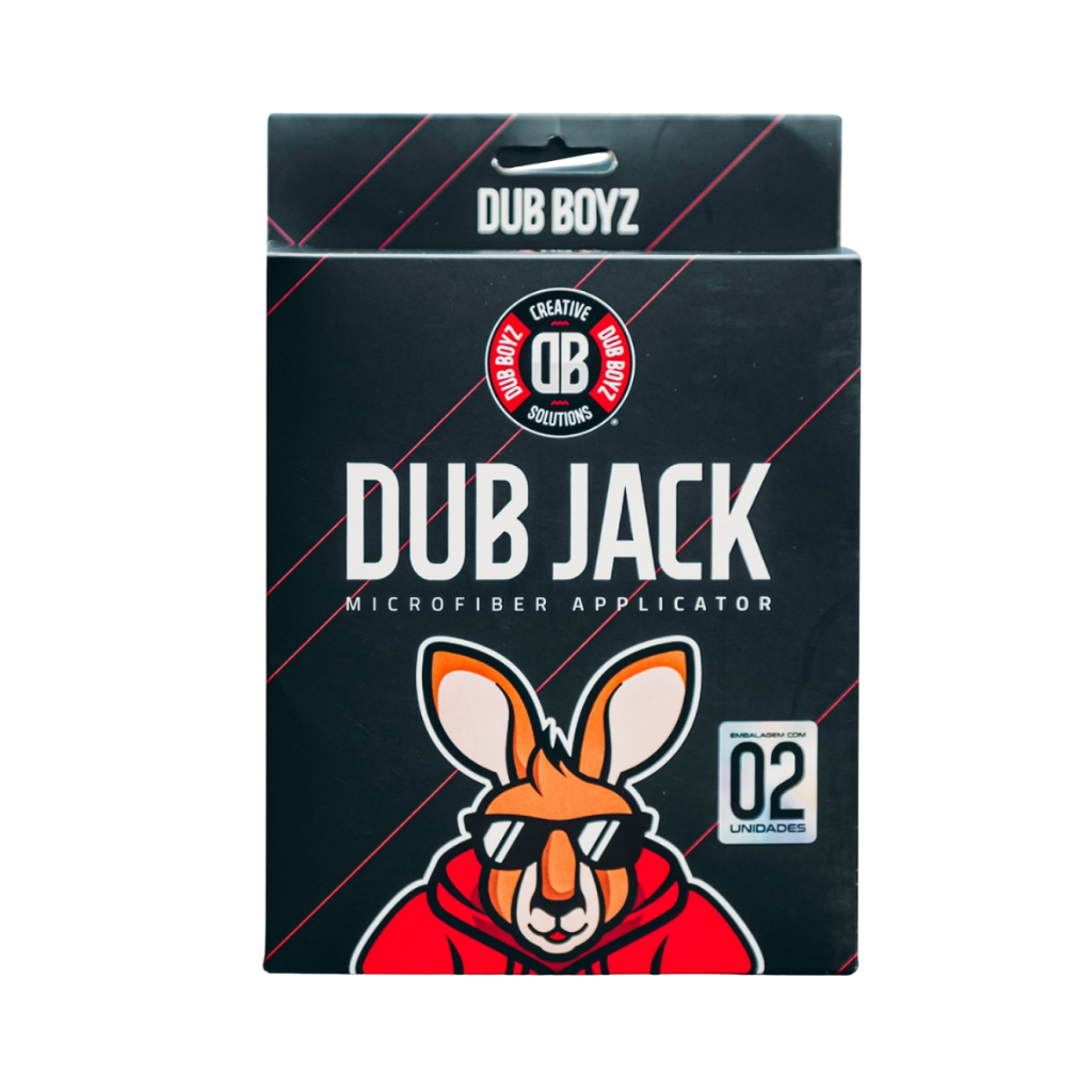 Detalhes do Aplicador de Microfibra DubJack 2 Unidades Dub Boyz