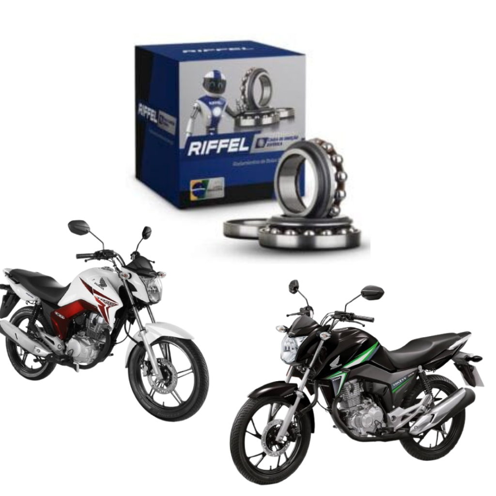 Caixa De Direção Esferica Honda Cg 125 150 160 Fan Titan Star 2000 A 2025  Original Riffel em Oferta na Shopee