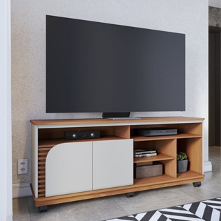 Bancada 1,5m 2 portas Para TV Até 65 Polegadas Jurerê Colibri em Oferta na Shopee