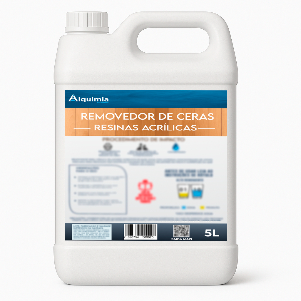 Removedor De Ceras Resinas Acrílicas - Melhor Do Mercado 5 Litros