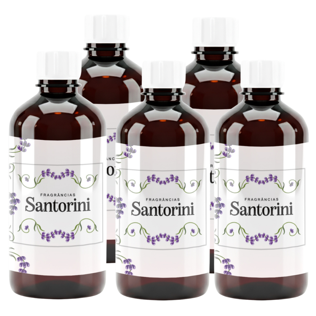 Kit 5 Essências Lipossolúveis 100ml - cada frasco | p/ Velas, Sabonetes , Difusores e Mais!