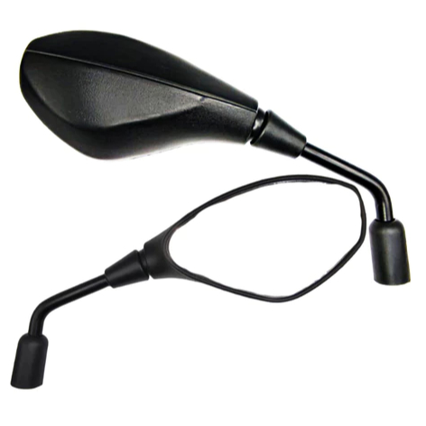 Par de Espelho Moto Retrovisor Moto Bmw Gs 650 F800 Fixo Rosca Honda Par Bandit 650 2014