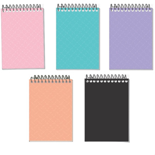 CADERNETA DE BOLSO KIT COM 10 UNIDADES CORES ÚNICAS OU SORTIDAS em Oferta na Shopee