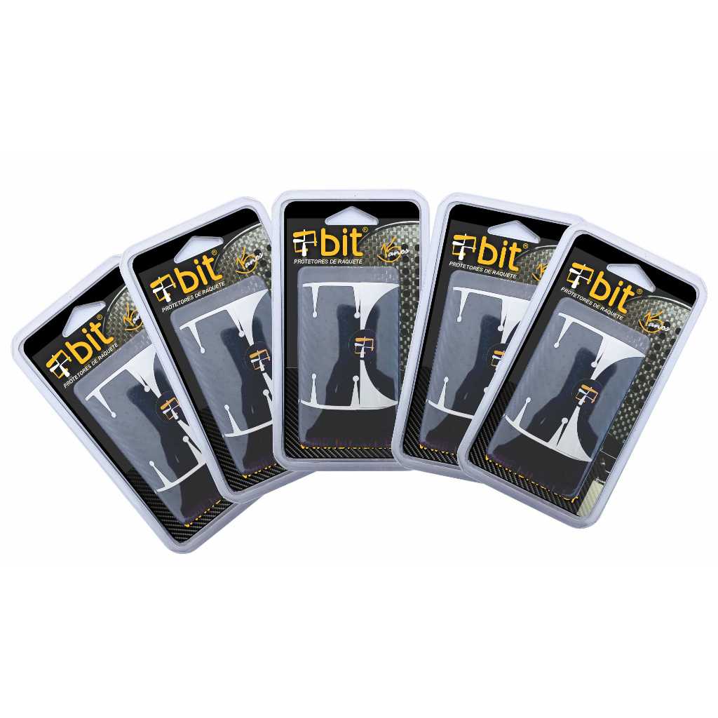 Kit com 5 PROTETORES RAQUETE PADEL protetor de borda