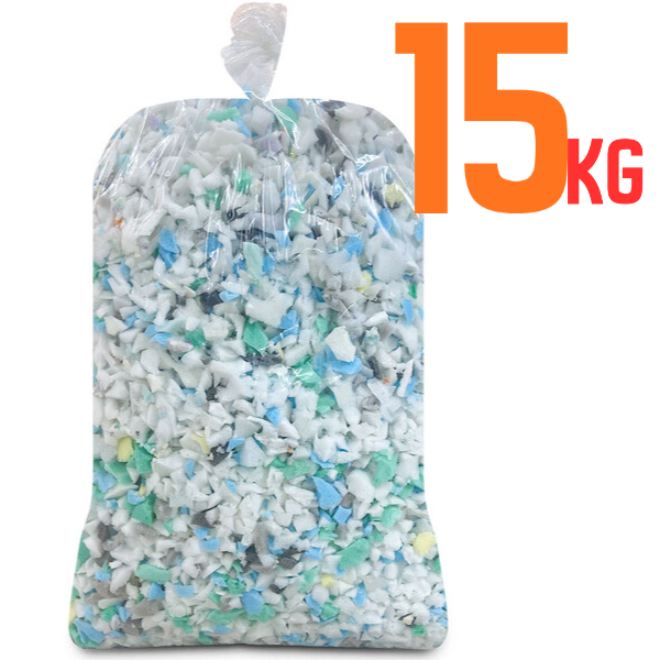 15kg Enchimento espuma puff gigante travesseiro almofada macio flocos