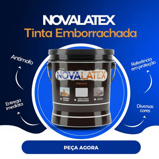 Borracha Líquida 18Kg/ 5Kg Repelente de Água Uso Interior Exterior Sem Cheiro Anti Mofo Novalatex