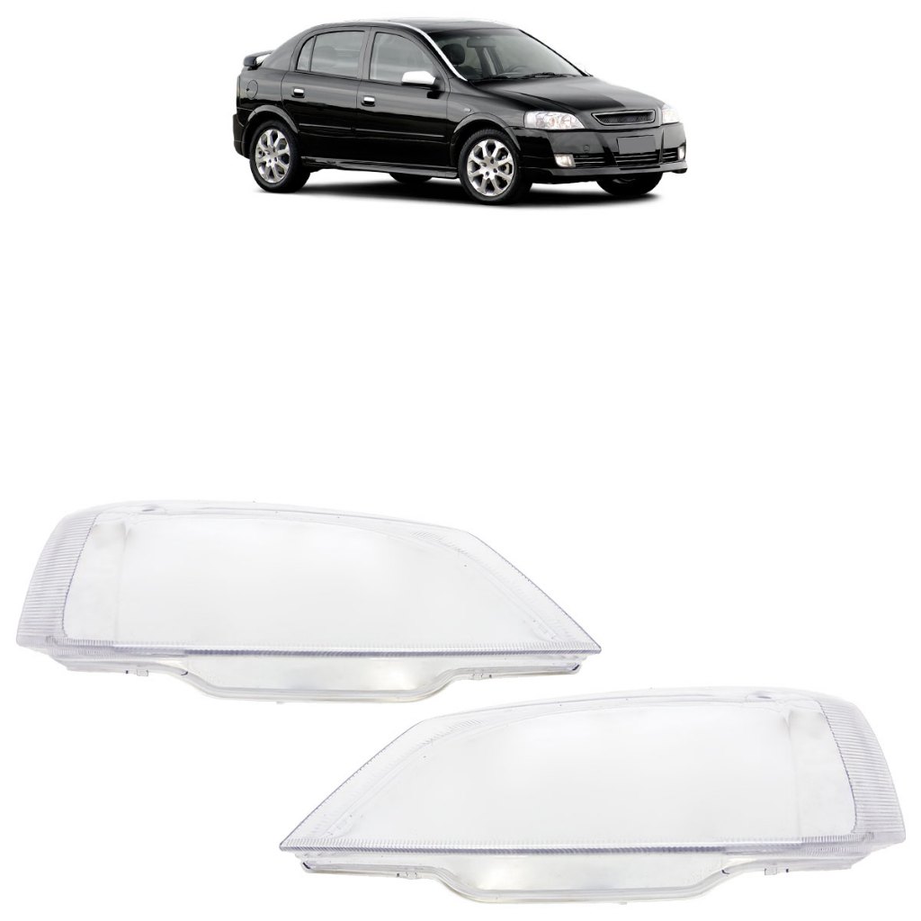 Par Lente Farol Principal Astra 2003 2004 2005 2006 2007 2008 2009 2010 2011 Transparente Lente Lisa Acrilico em Oferta na Shopee