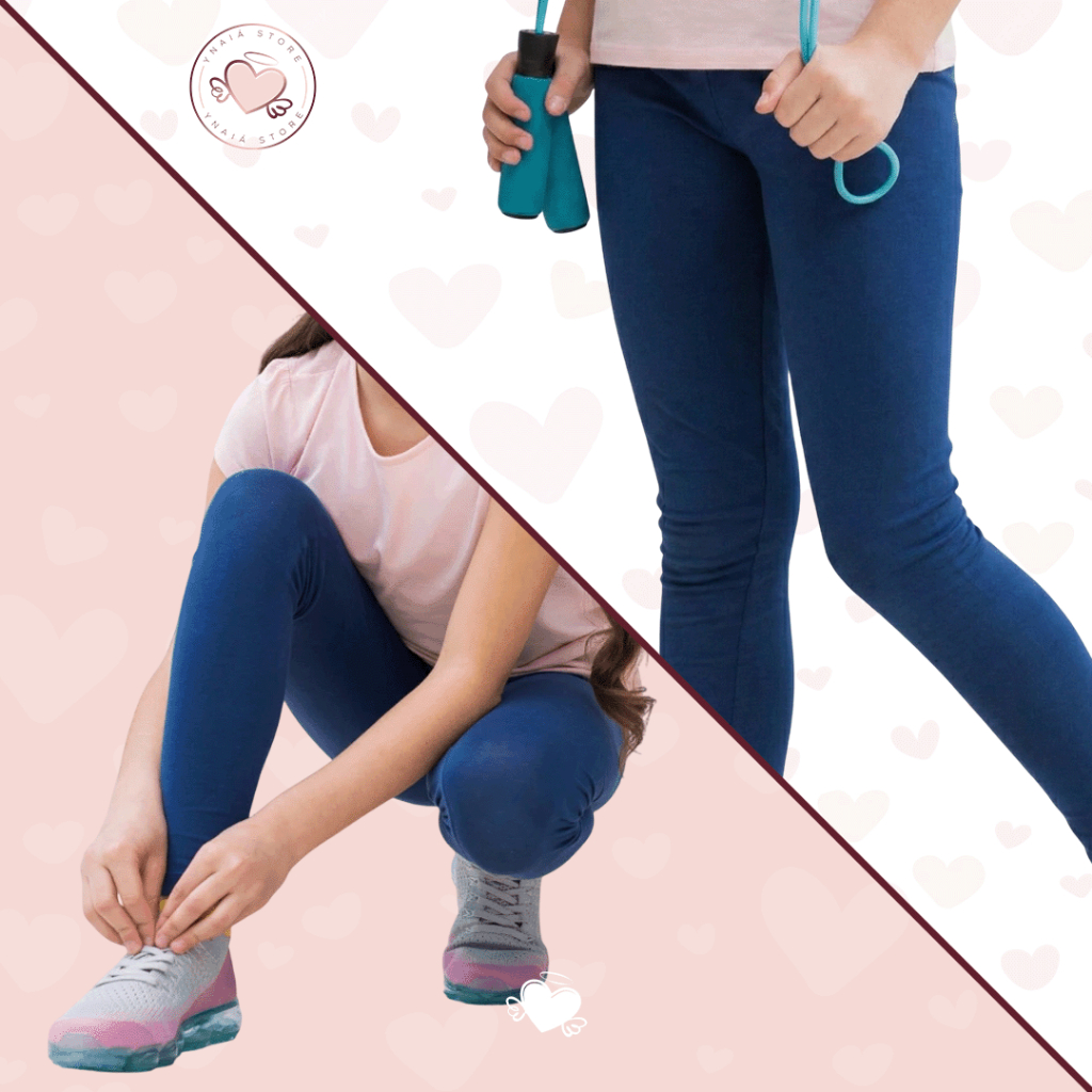 Legging Infantil Menina Suplex Macia e Confortável | Cores Variadas | Tamanho 2 ao 14 Ótimo Para Volta às Aulas Ativa