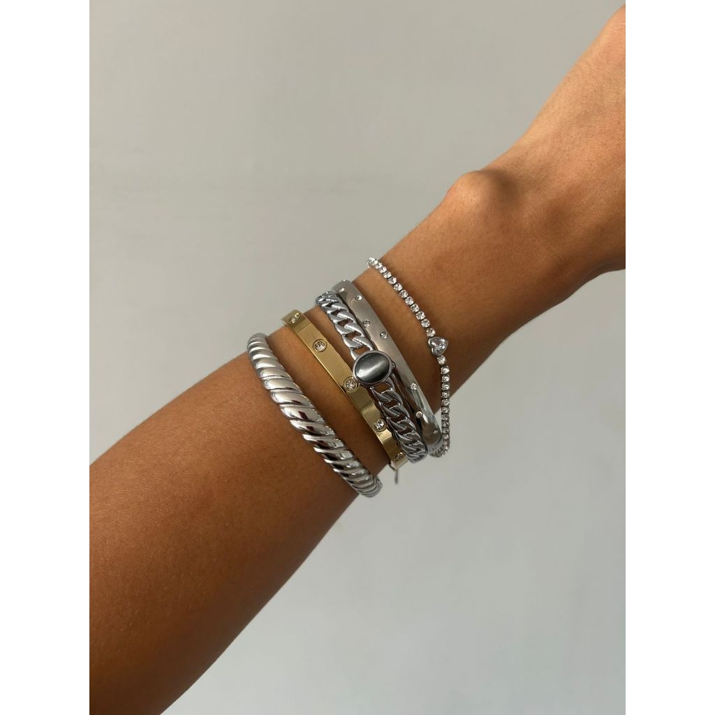 Bracelete Acessório feminino Aço Inoxidável antialergico