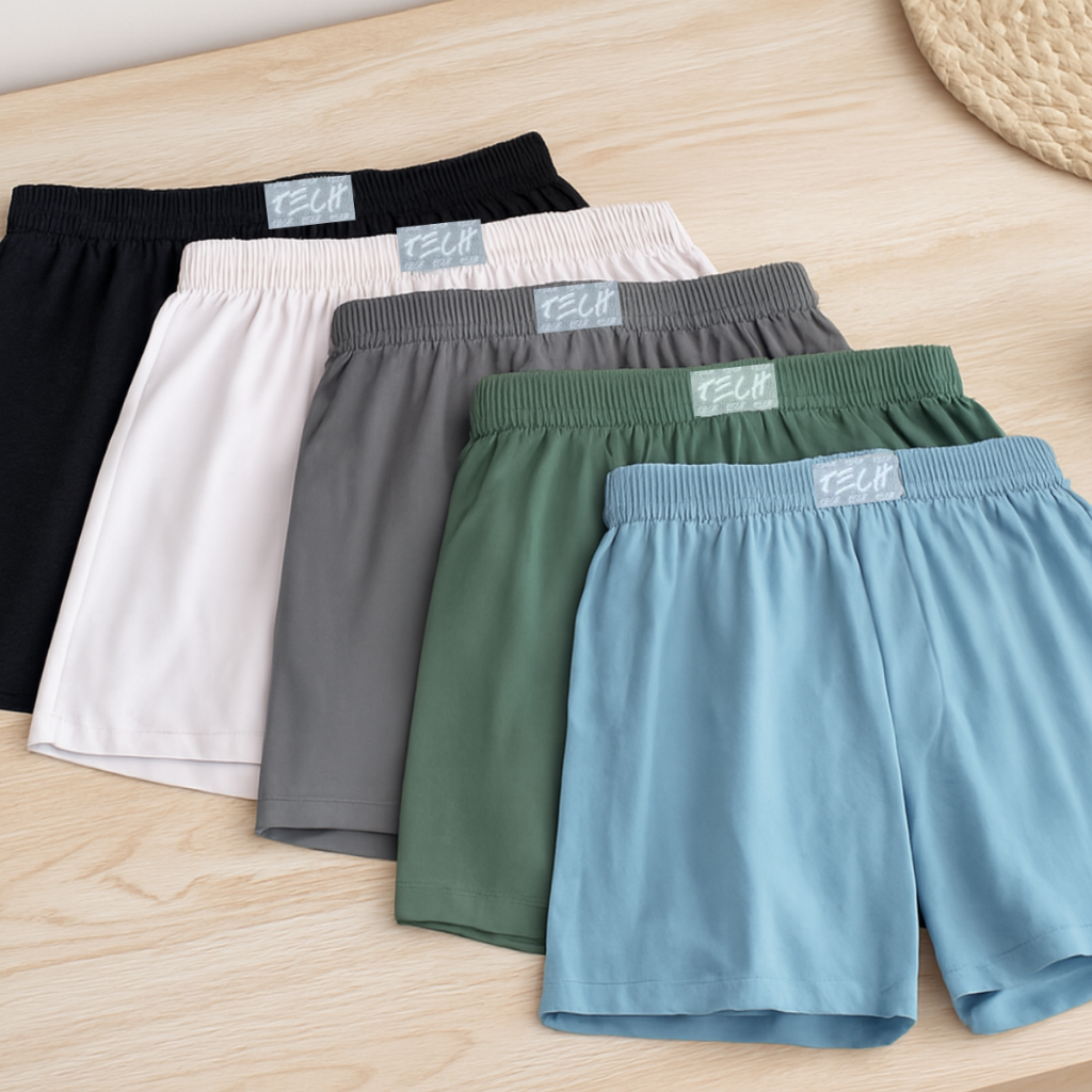 Kits Com 5, 4, 3, 2 Ou 1 Unidade Shorts 100% Algodão Cueca Samba Canção Pijama de Dormir Masculino Short Ficar em Casa em Oferta na Shopee