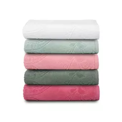 Kit 3 Toalha Banhão Gigante Fio Penteado Grossa 470g/m2 100% Algodão Amalfi Hotel Macia Atlântica
